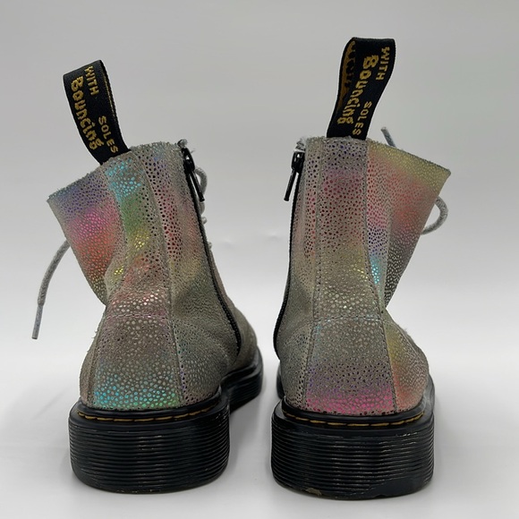 Dr. Martens 1460 Pascal Sparkle Iridescent Suede Boots - EU 36 (US Women’s 5) - Picture 8 of 13